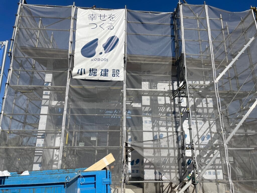 小山市駅南町コンセプトハウス建築レポート②外観のお披露目までもう少しです！
