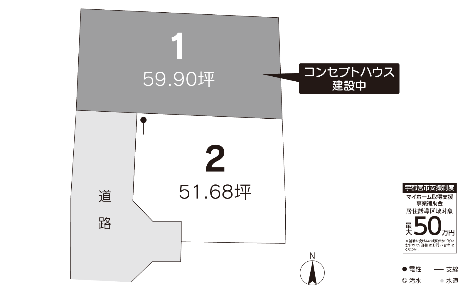 宇都宮市川田町分譲地