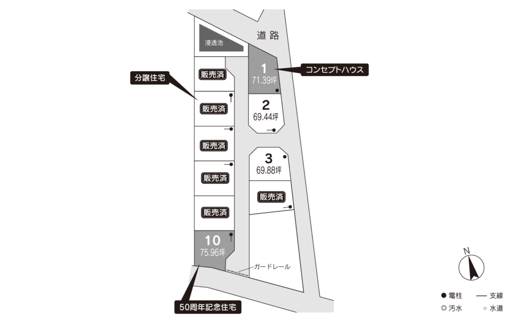 さくら市上松山小東分譲地