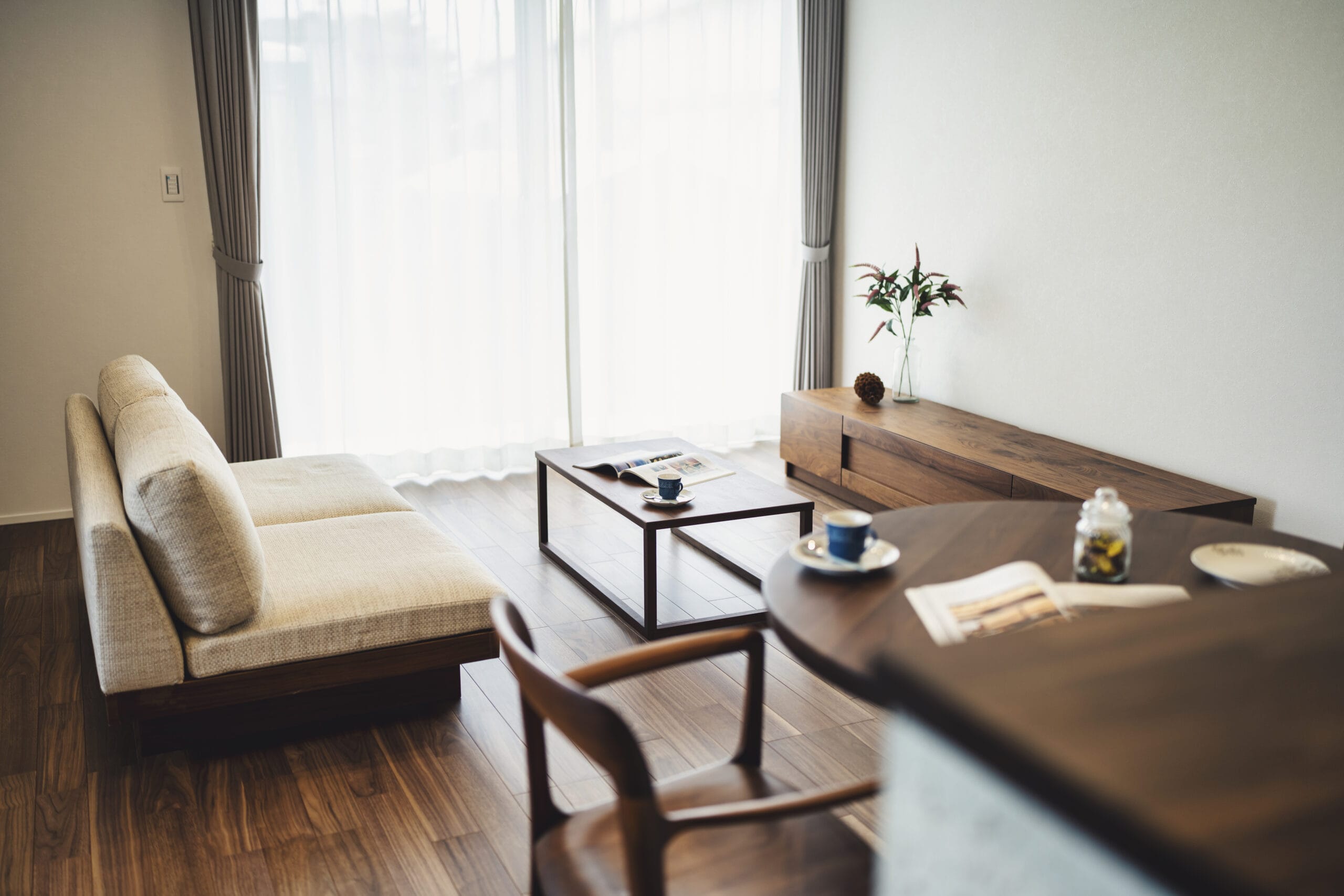 田園を望む住まい