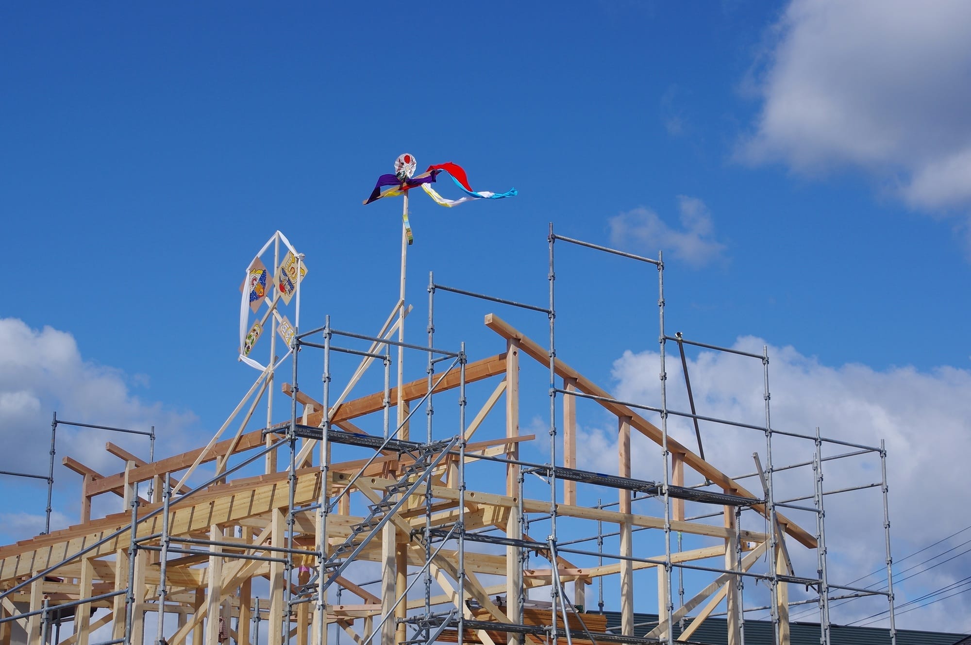 祝　上棟式【餅まき開催】